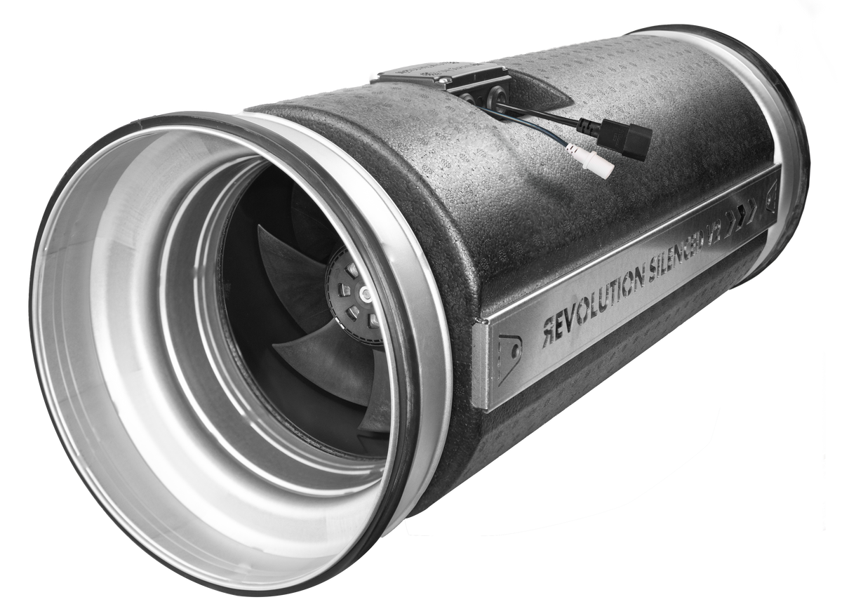 Revolution Silenced V2 EC Vector Inline Fan | Ultra-Quiet Systemair 150-315mm — 12" - 2224m³/h