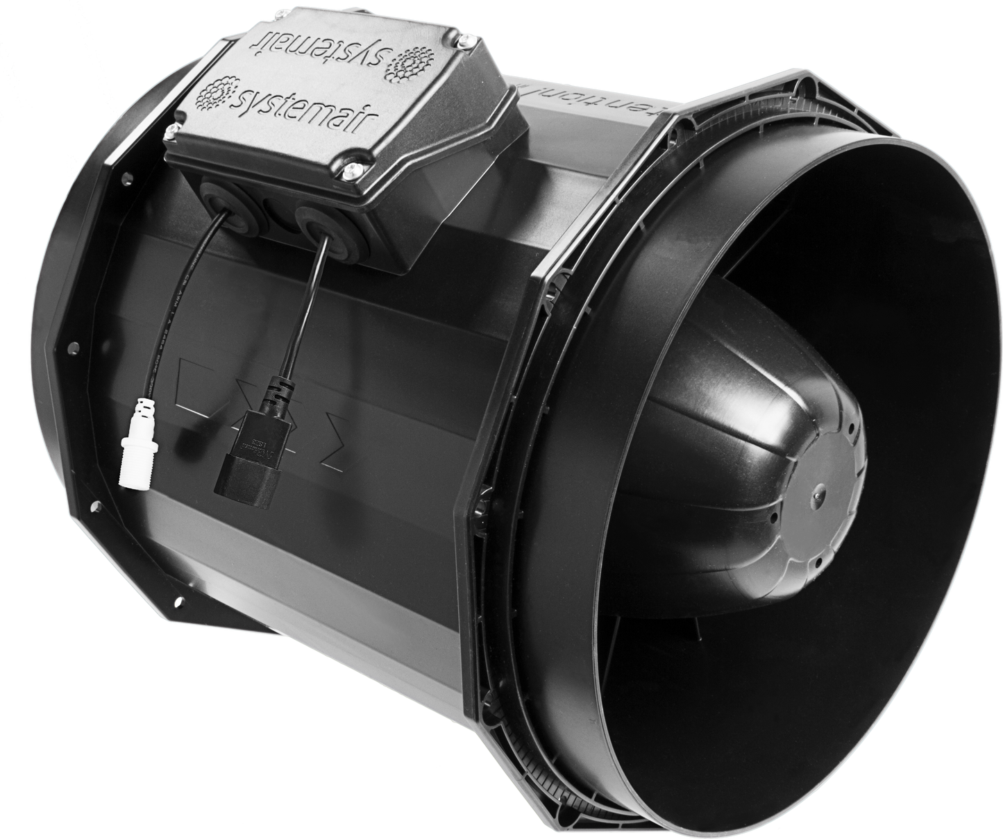 Revolution EC Vector Inline Extractor Fan | Non-Silenced Systemair, 150-250mm — 250L EC