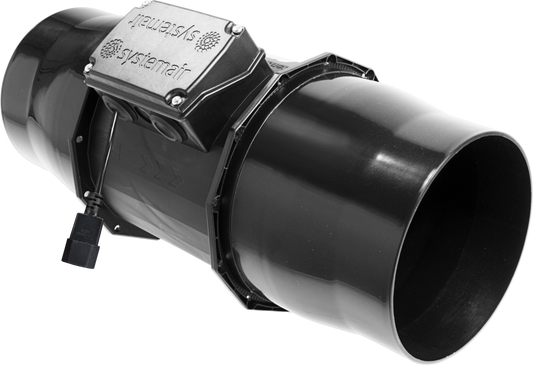 Revolution AC Stratos Inline Extractor Fan | Non-Silenced Systemair, 150-250mm — 6" (439m3/h)