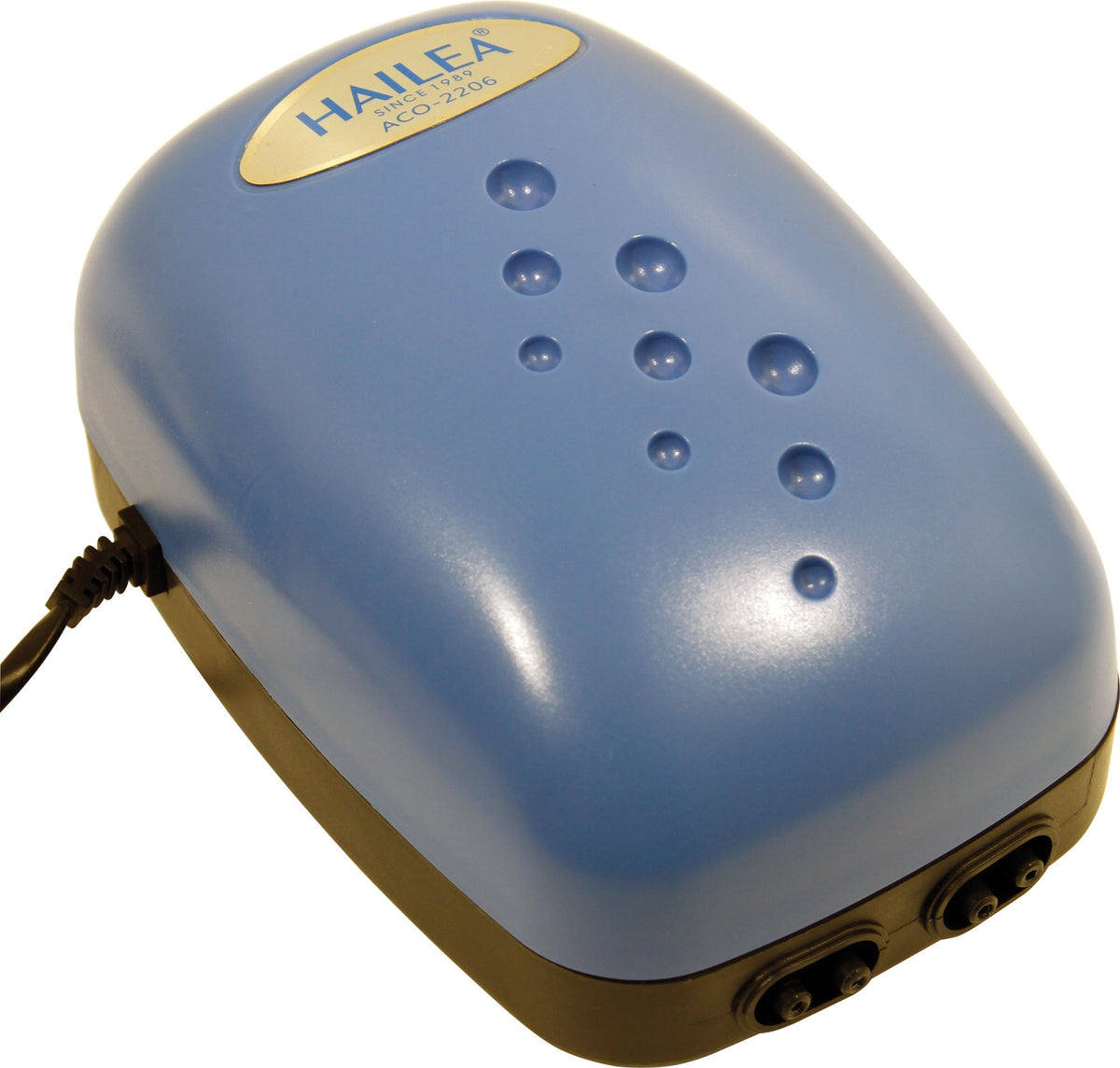 Hailea ACO2206 four outlet air pump with four 50mm golf ball airstones and 4mm airline