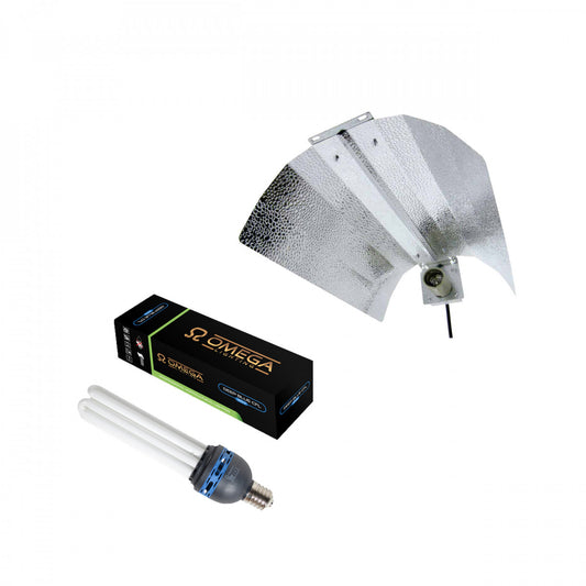 125w Blue CFL Kit (CFL Bulb & Euro CFL Reflector)