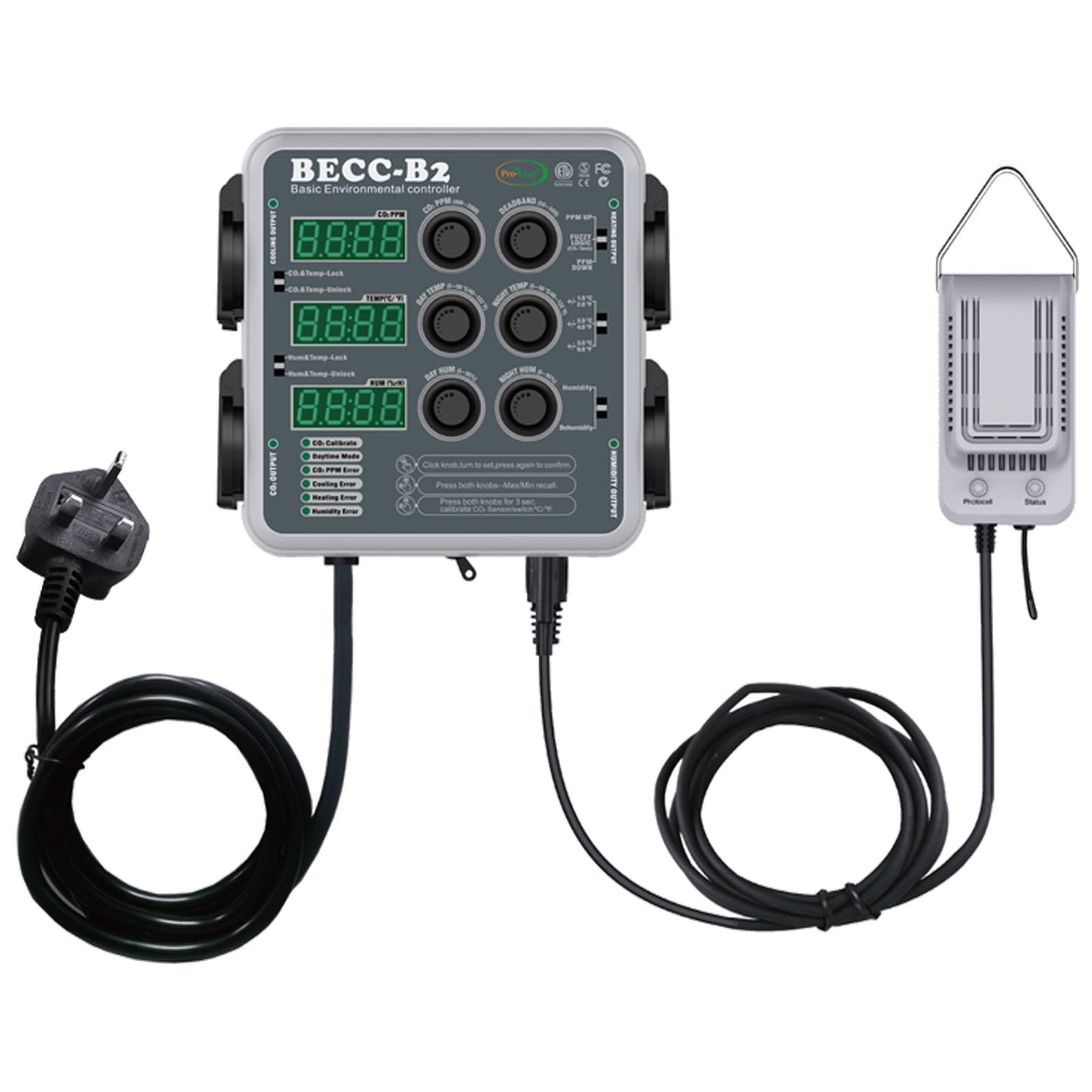 Pro-Leaf BECC-B2 multi-function environmental controller