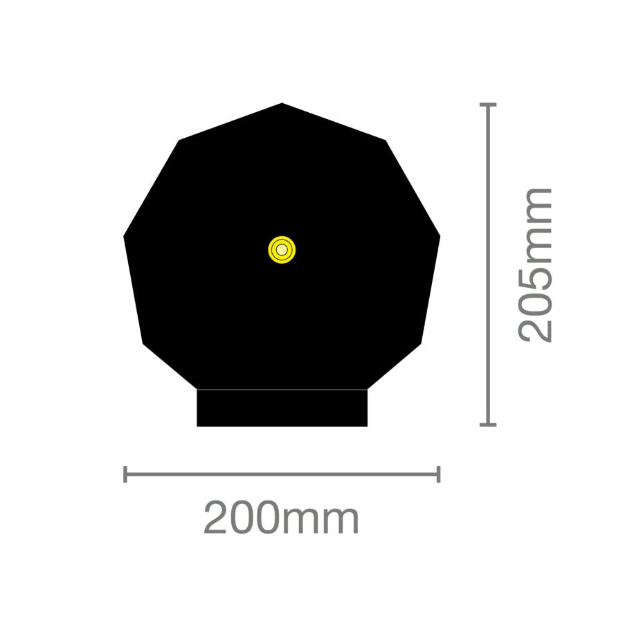AutoPot AQUAbox Spyder dimensions - 200 x 205 mm