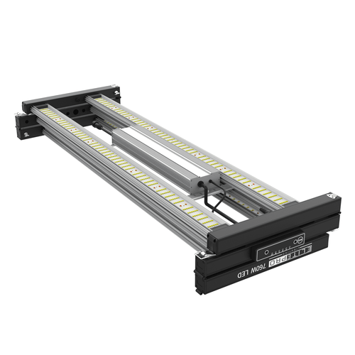 Elite Pro LED Grow Light folded for storage with bars removed