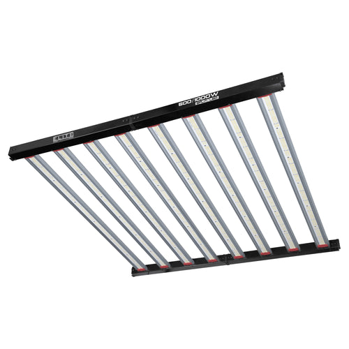 Elite Split 500W/1000W LED Grow Light eight-bar fixture with Elite Lighting branding