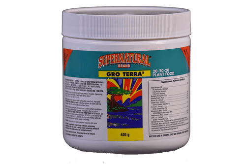 Supernatural Grow Terra 400g powdered vegetative base nutrient