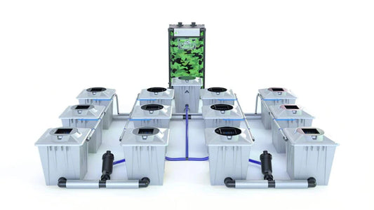 ALIEN® RDWC 12 Pot 20L PRO Silver Series