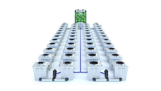 ALIEN® RDWC 48 Pot 20L PRO Silver Series