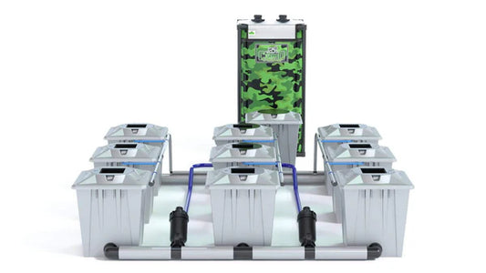 ALIEN® RDWC 9 Pot 20L PRO Silver Series