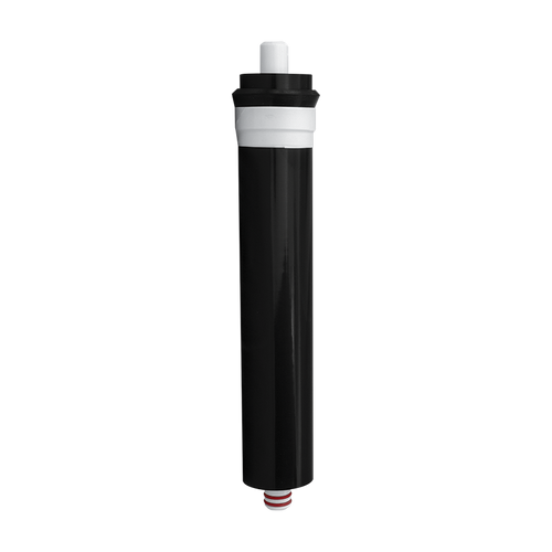 Hydro-Logic Stealth-RO150/300 replacement membrane, black cylindrical cartridge with quick-connect ends