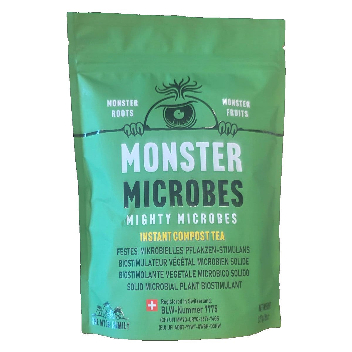 Psycho Myco Monster Microbes — 227g pouch, granular instant compost tea