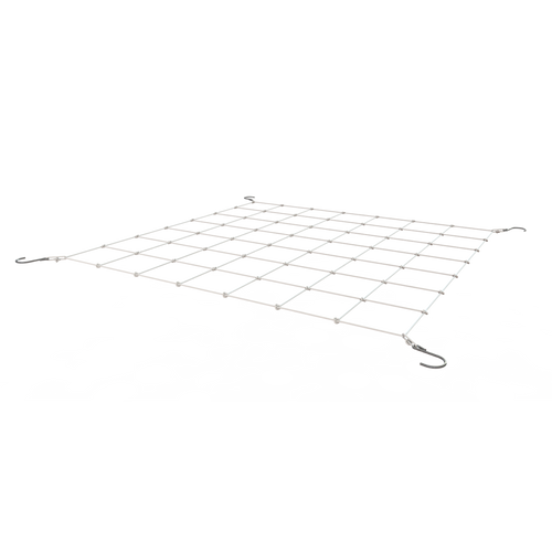 Secret Jardin WebIT elastic scrog net laid flat with hook fixings