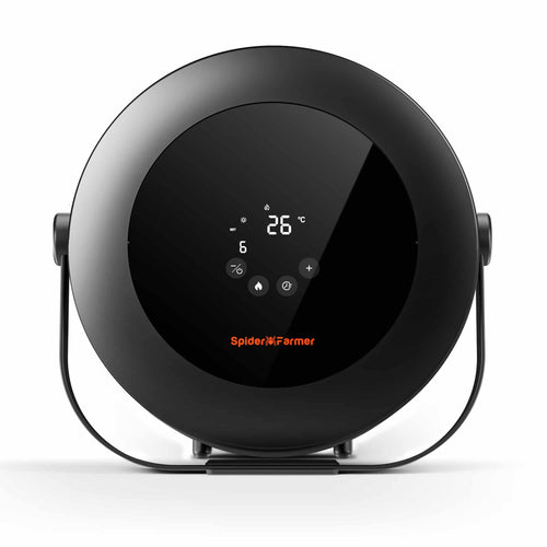 Spider Farmer Grow Tent Heater — front view with digital control panel