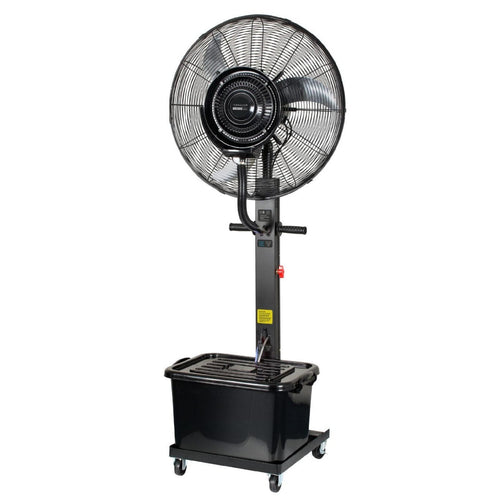 Tornado DC 26 Misting Stand Fan - fan head, mist tubing and 42L tank base