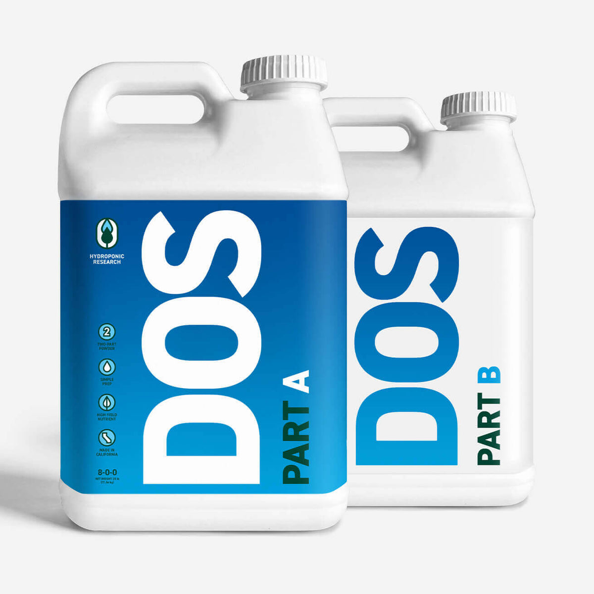 Veg+Bloom DOS Part A (front) shown with its companion Part B concentrate, sold separately