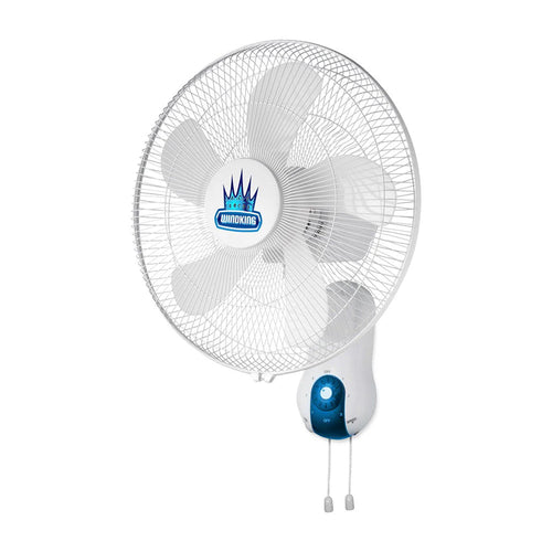 Wind King 16" Wall Fan, white 5-blade wall-mounted oscillating fan