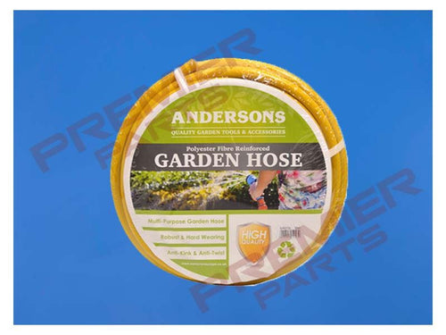 Yellow PVC Garden Hose 1/2 inch 30m