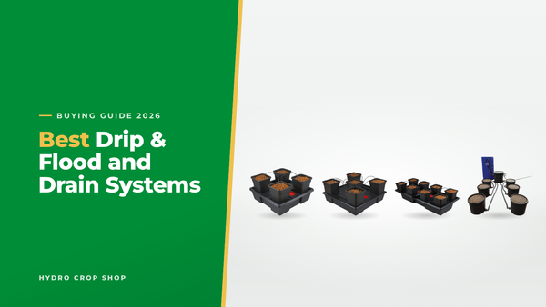 Nutriculture Origin drip systems and an IWS flood and drain system