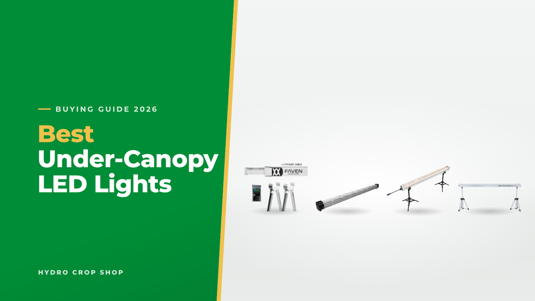 Best under-canopy LED lights: Faven, ThinkGrow, Elite and Nanolux bars compared on output, stands and price