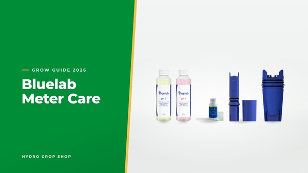 Bluelab pH 7.0 and pH 4.0 calibration solutions, 2.77 EC standard solution and replacement pH probes