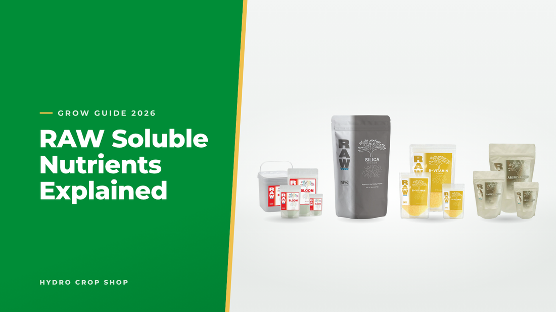 RAW soluble nutrients explained: RAW Bloom, RAW Silica, RAW B-Vitamin and RAW Amino Acids from NPK Industries