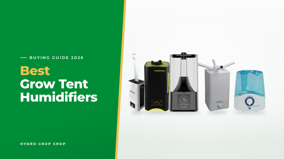Best grow tent humidifiers: Sonic Air, Garden HighPro HumiPro, AC Infinity CloudForge, G.A.S SonicAir and Aqualine humidifiers