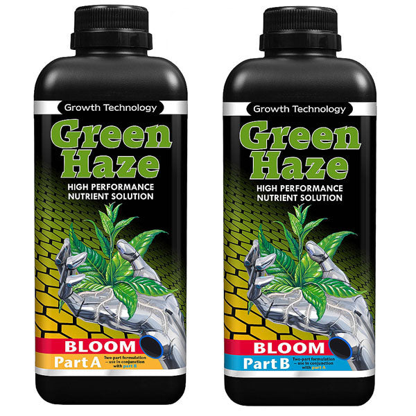 Growth Technology GreenHaze Bloom A&B two-part hydroponic nutrient