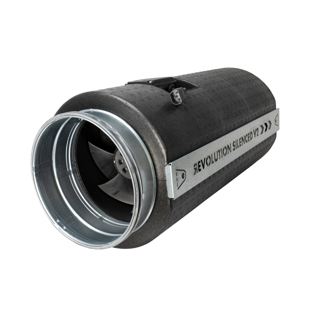 Revolution Stratos AC Silenced V2 250 fan supplied in the 10 inch kit