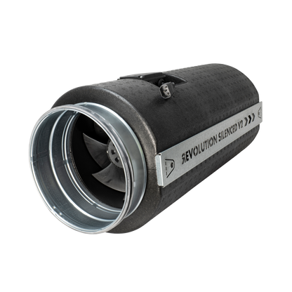 Revolution Stratos AC Silenced V2 250 fan supplied in the 10 inch kit