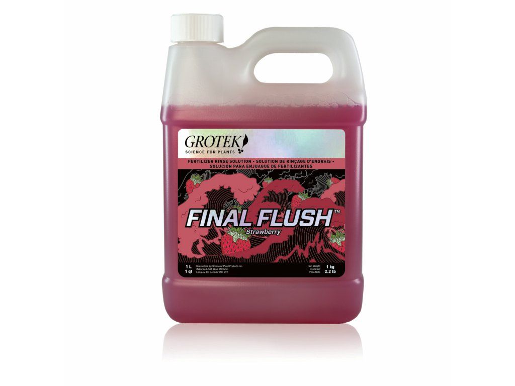 Grotek Final Flush Strawberry 1L pre-harvest flush bottle