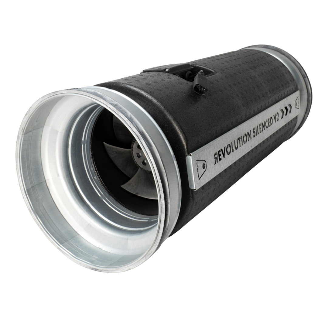 Revolution Stratos AC Silenced V2 315 Low Power fan supplied in the 12 inch kit