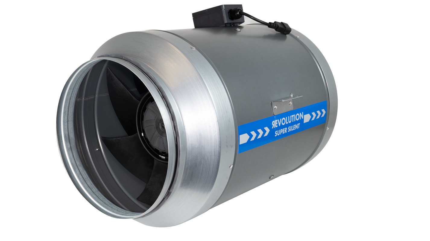 Revolution Super Silent High Power AC Stratos Fan | 315mm & 355mm Inline Extractor — 12" - 3812m3/h