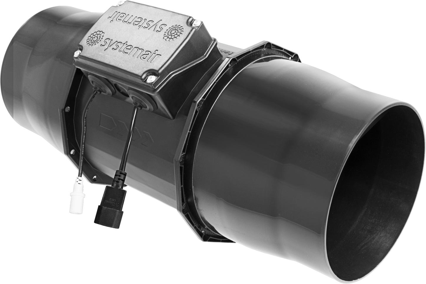 Revolution EC Vector Inline Extractor Fan | Non-Silenced Systemair, 150-250mm — 6" - 796 m³/hr