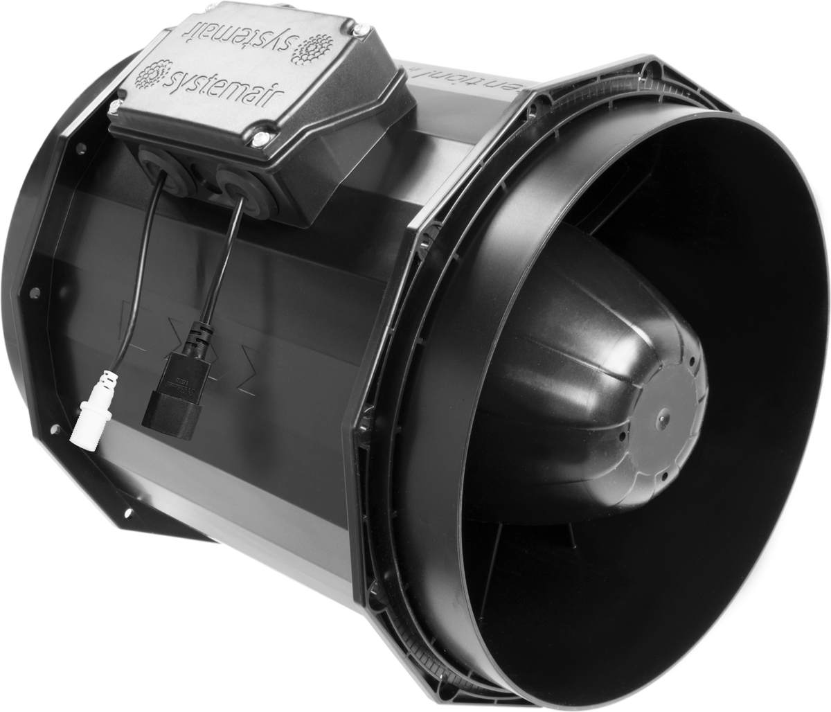 Revolution EC Vector Inline Extractor Fan | Non-Silenced Systemair, 150-250mm — 250 EC