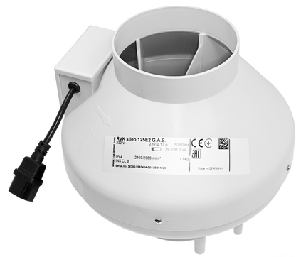 Systemair RVK Inline Duct Fan | A1 & L1 Mixed-Flow Extractor, 100-315mm — 5" A1 - (220m3/hr)