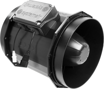 Revolution EC Vector Inline Extractor Fan | Non-Silenced Systemair, 150-250mm — 8" - 1318 m³/hr