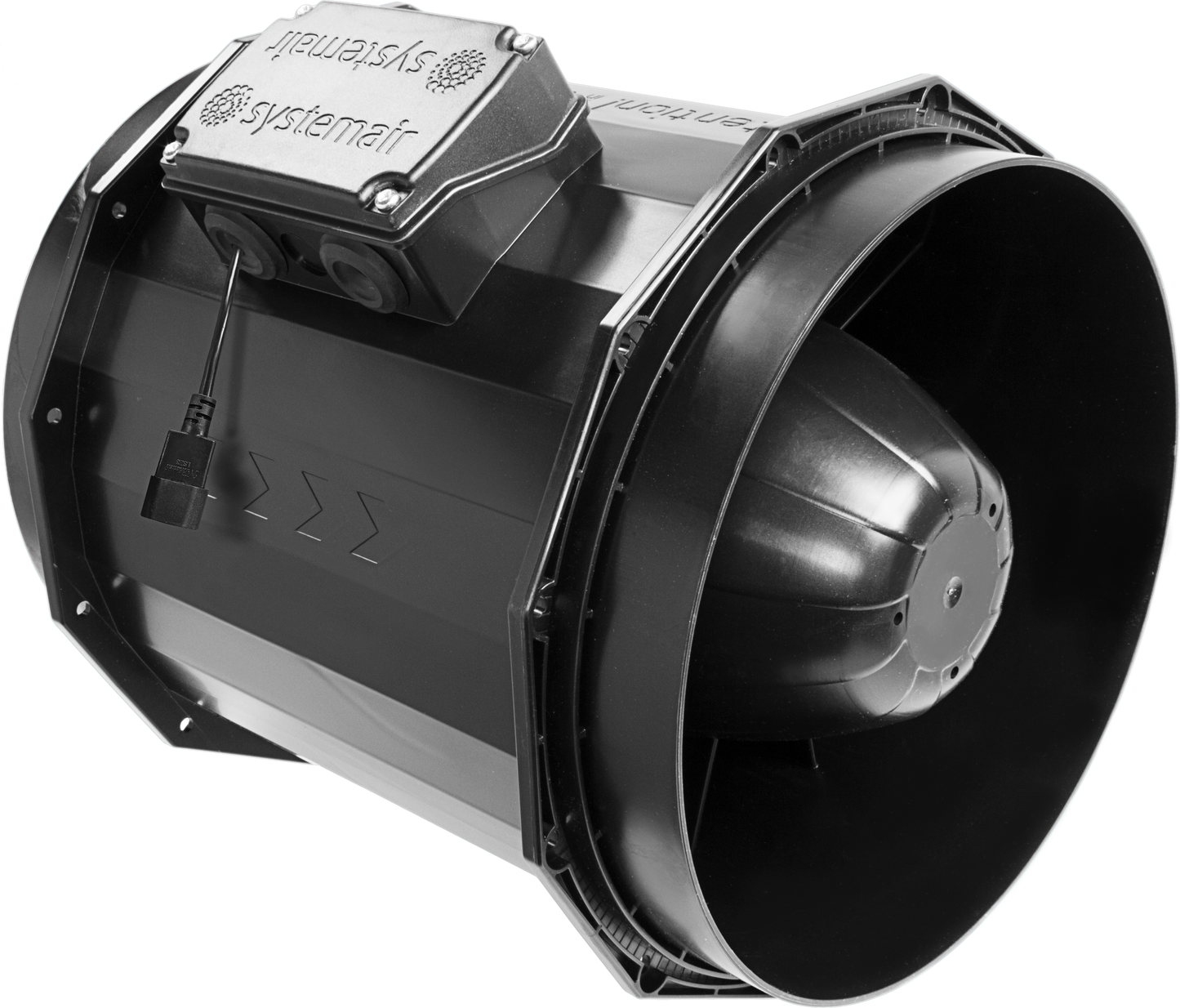 Revolution AC Stratos Inline Extractor Fan | Non-Silenced Systemair, 150-250mm — 10" (2038m3/h)