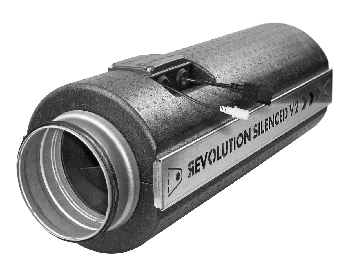 Revolution Silenced V2 EC Vector Inline Fan | Ultra-Quiet Systemair 150-315mm — 6" - 764m³/h