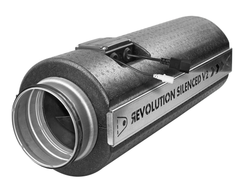 Revolution Silenced V2 EC Vector Inline Fan | Ultra-Quiet Systemair 150-315mm — 6" - 764m³/h
