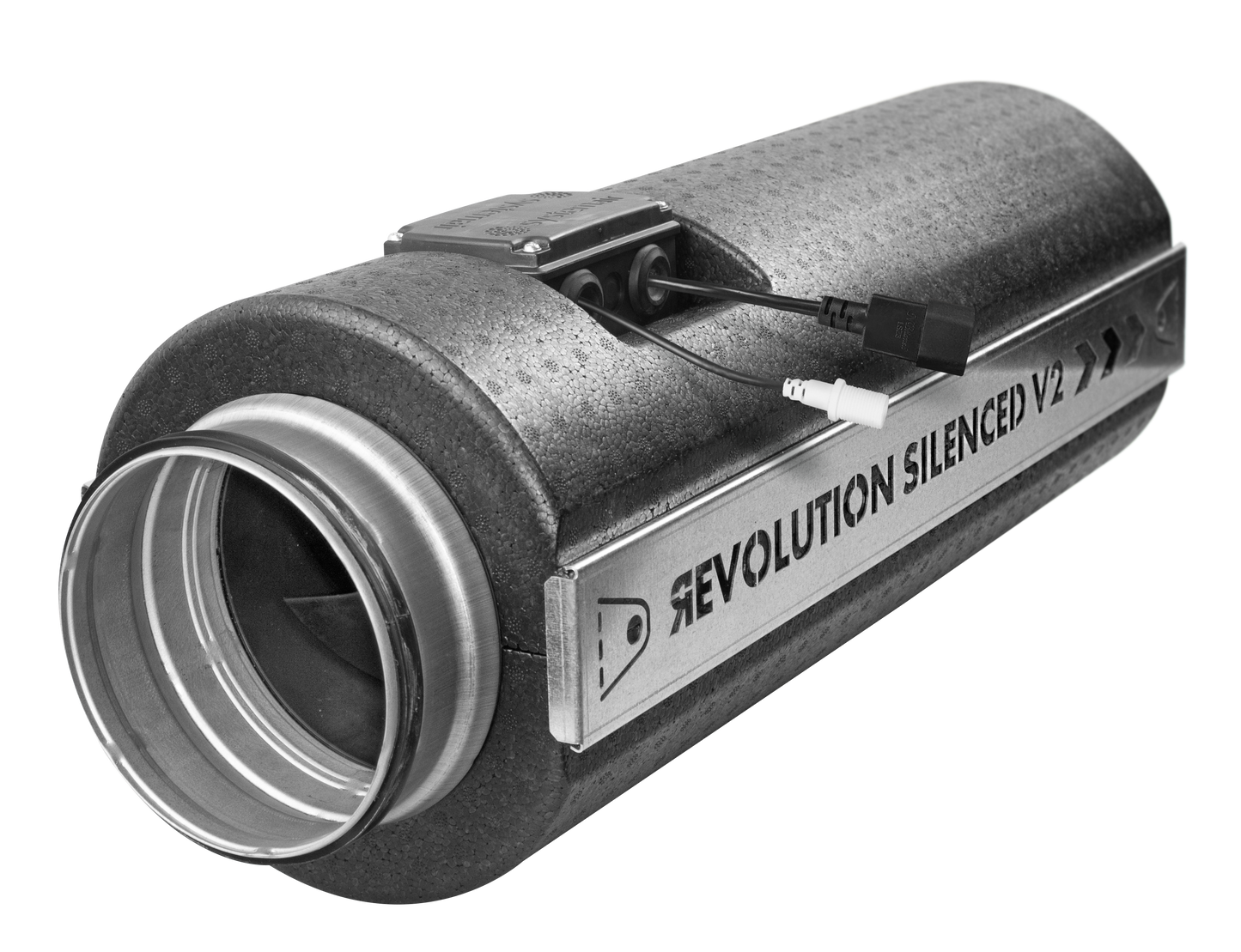 Revolution Silenced V2 EC Vector 150 fan supplied in the 6 inch kit