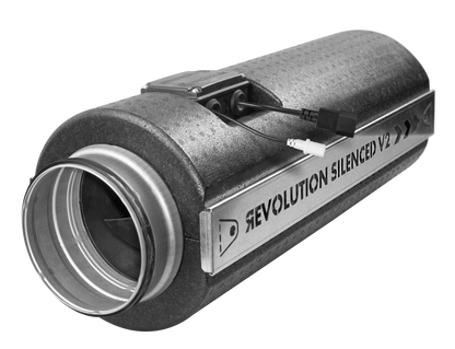 Revolution Silenced V2 EC Vector 150 fan supplied in the 6 inch kit