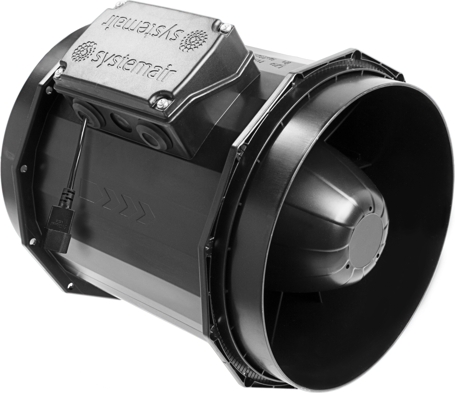 Revolution AC Stratos Inline Extractor Fan | Non-Silenced Systemair, 150-250mm — 8" (947m3/h)