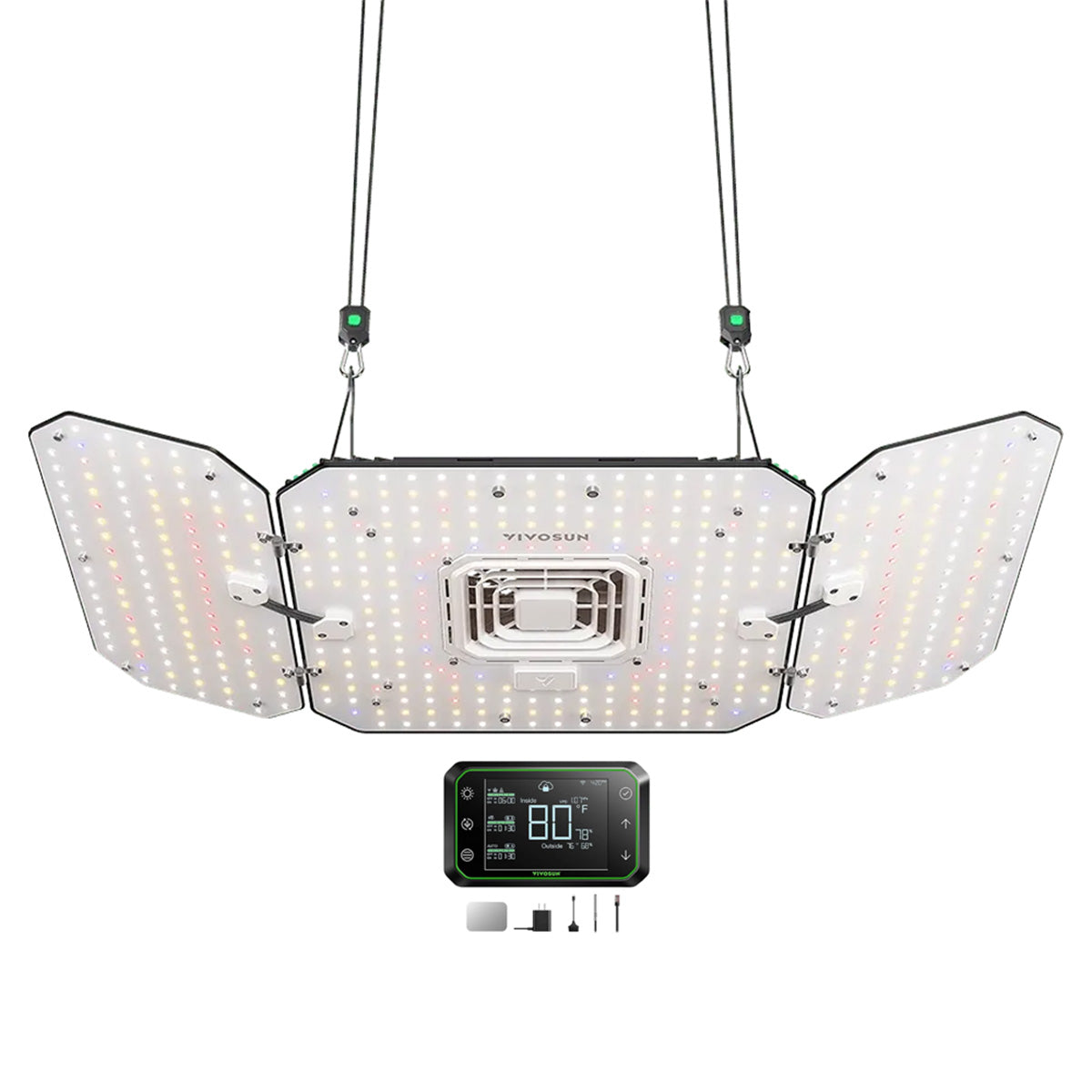 VIVOSUN AeroLight Wing LED Grow Light with Fan