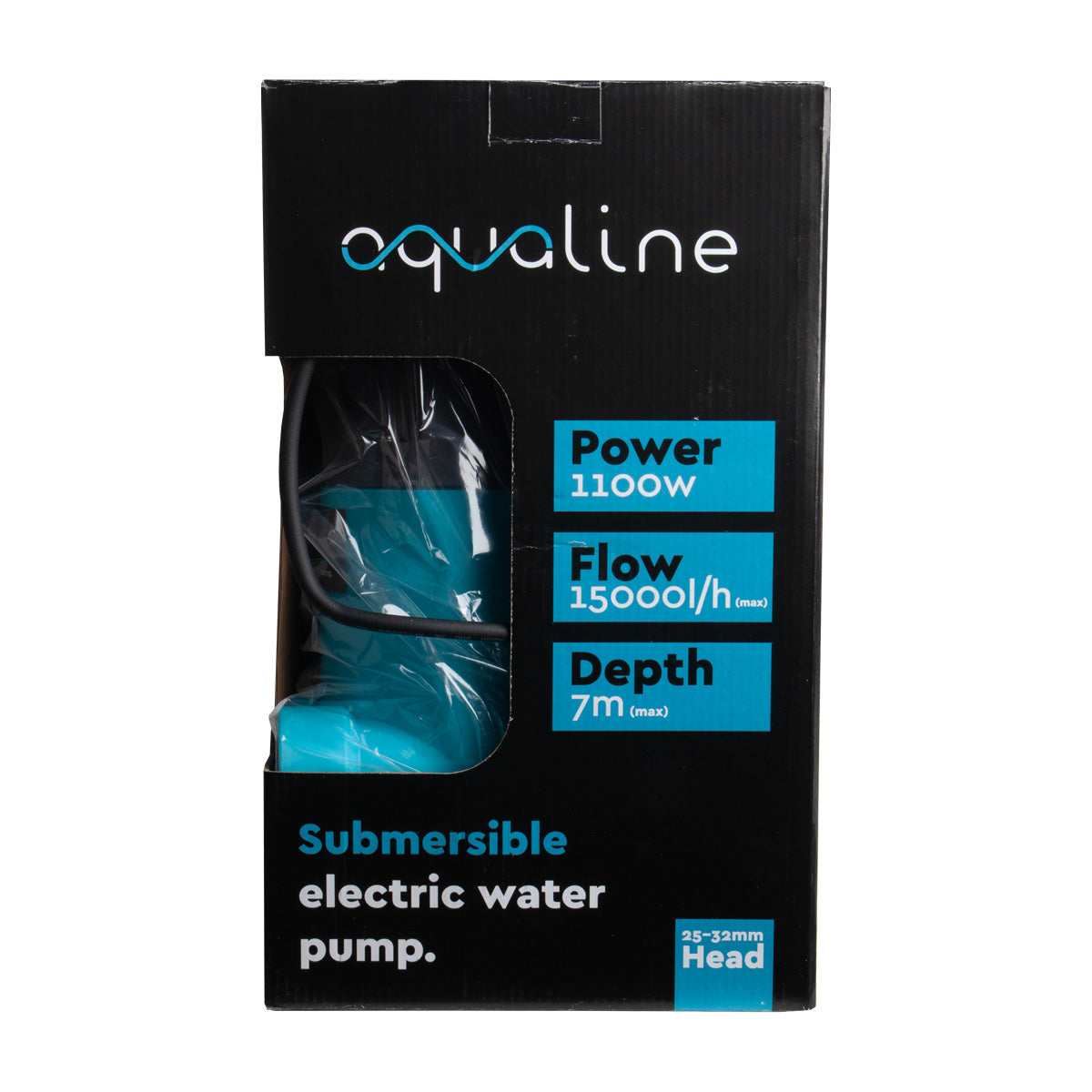 Aqualine Submersible Water Pump for Hydroponics — 1100W