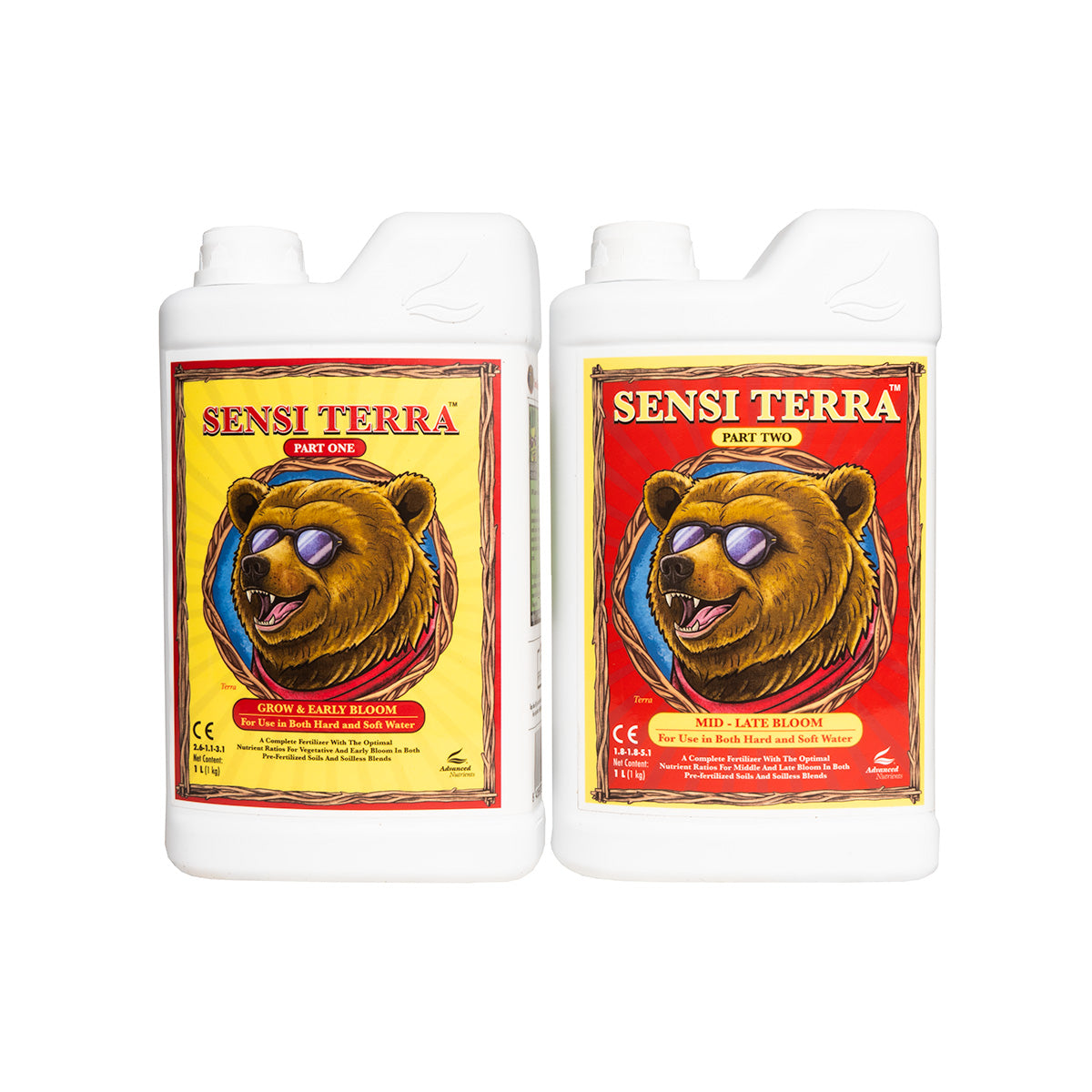 Advanced Nutrients Sensi Terra Part 1 & 2 Soil Base Nutrient — 1 Litre