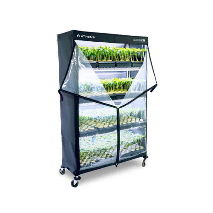 Athena VPDome installed over a wire rack