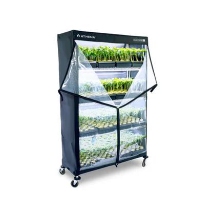 Athena VPDome installed over a wire rack