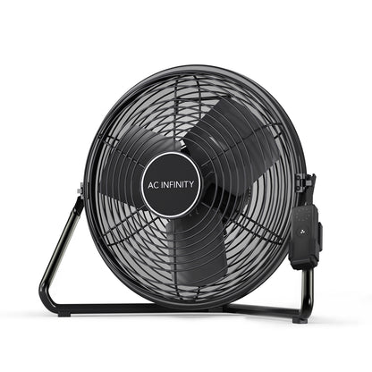 AC Infinity CLOUDLIFT S12 12 inch floor and wall fan on its stand