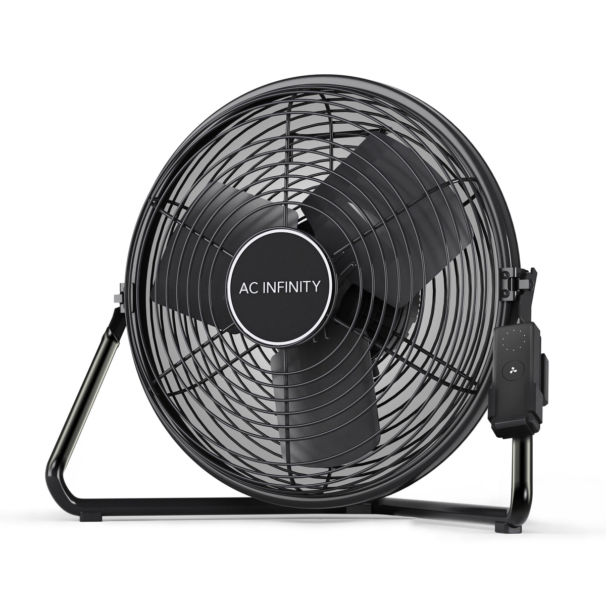 AC Infinity CLOUDLIFT S14 14 inch floor and wall fan on its stand