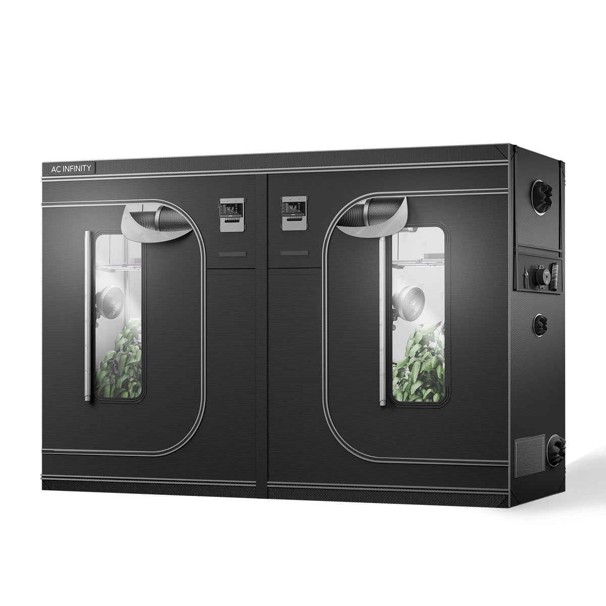 AC Infinity CLOUDLAB 816 grow tent, 3 x 1.5 x 2m, 2000D canvas